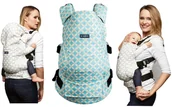 Nosidełka dla dzieci - Womar Nosidełko ergonomiczne Zaffiro EMBRACE N24 Romby Turkusowe 44786 - miniaturka - grafika 1