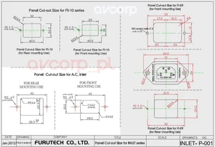 Furutech AC-INLET (G) - gniazdo montażowe EIC AC-INLET (G) (MG2-WORLDWIDE) - Inne akcesoria audio-wideo - miniaturka - grafika 3