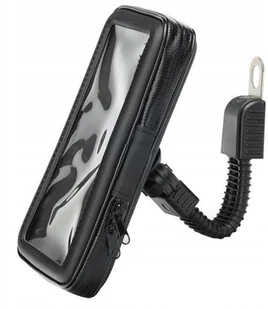 Uchwyt rowerowy z etui 5,5"-6,3" CM756 wodoszczelne czarny/black - Etui i futerały do telefonów - miniaturka - grafika 3