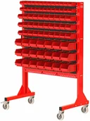 Pozostałe wyposażenie warsztatu - Fastservice ST 110-12-P123 Stojak Narzędziowy w zestawie z listwami oraz pojemnikami ST 110-12-P123 - miniaturka - grafika 1