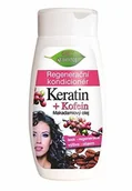 Odżywki do włosów - Bione Cosmetics Keratin + Kofein Regenerative Conditioner Keratin + Kofein 260 ml - miniaturka - grafika 1