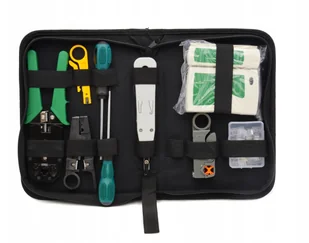 Zestaw Narzędzi Sieciowych RJ45 Tester Zaciskarka - Narzędzia sieciowe - miniaturka - grafika 3