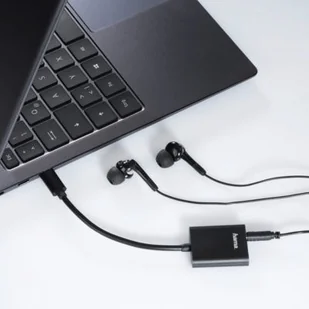 Hama POLSKA Kabel adapter USB-C - USB-C + Jack 3,5mm 135748 - Adaptery i przejściówki - miniaturka - grafika 3