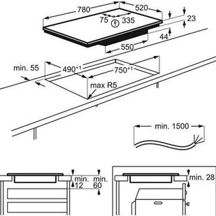 Płyta elektryczna do zabudowy AEG Slim-fit IKE85441FB - Płyty elektryczne do zabudowy - miniaturka - grafika 7