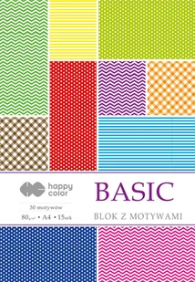 GDD Blok z motywami Basic A4/15ark HAPPY COLOR - Artykuły biurowe - miniaturka - grafika 2