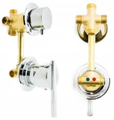 Akcesoria do armatury i ceramiki - Bateria do kabin z hydromasażem 12,5cm / 4 Funkcje - miniaturka - grafika 1