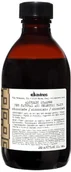 Szampony do włosów - Davines Alchemic Chocolate, szampon do włosów ciemnobrązowych i czarnych, 280 ml - miniaturka - grafika 1