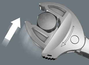 Wera Samonastawny klucz regulowany Joker XS, 117mm, rozstaw szczęk 7-10mm, 1/4-3/8, serii Joker 6004, [05020099001] 05020099001 - Klucze i nasadki - miniaturka - grafika 2