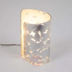 SELENE Selene Nastrojowa lampa stołowa Papiro srebrna - Lampy stojące - miniaturka - grafika 5