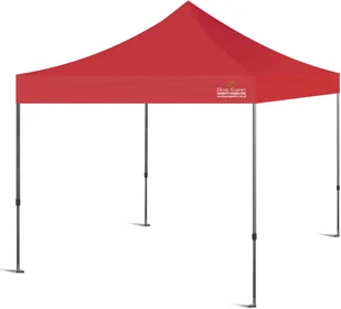 Home&Garden Namiot handlowy 300 x 300 cm czerwony 555118 - Pawilony ogrodowe - miniaturka - grafika 2