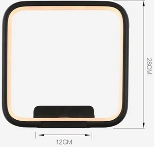 Altavola Design ADesign Kinkiet Ledowe Kwadraty no. 1 in 3k czarny LA079/W_in_3k_black - Lampy ścienne - miniaturka - grafika 4