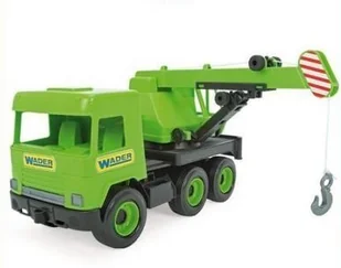 Wader Middle Truck Dźwig zielony w kartonie - Samochody i pojazdy dla dzieci - miniaturka - grafika 2