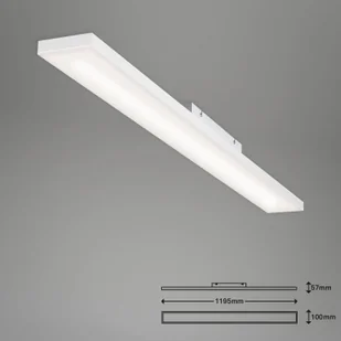 Briloner Lampa sufitowa LED Frameless RGBW, 120x10cm - Lampy sufitowe - miniaturka - grafika 3