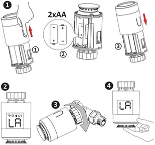 WILO SANICO ELECTRONICS POLSKA SPÓŁKA Z OGRANICZONĄ ODP Inteligentna Głowica Termostatyczna WiFi TUYA Zigbee - Akcesoria grzewcze - miniaturka - grafika 4