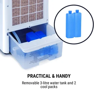 OneConcept OneConcept Arctic Cube, klimatyzator 4 w 1, 40W, 230 m/h, 2 wkłady chłodzące ACO14-ArcticCubeW - Klimatory - miniaturka - grafika 7