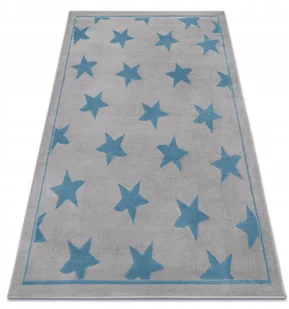 Super Dywan Anna 120x160 Chmurki niebieski #OZ099 - Dywany dla dzieci - miniaturka - grafika 11