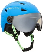 Kaski narciarskie - Black Crevice kask narciarski z wizjerem, dla dorosłych, niebieski, M BCR143824-BL-M_blau/grün_M - miniaturka - grafika 1