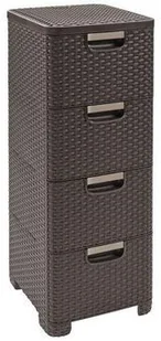 CURVER Regał RATTAN STYLE 40 L 32,5 x 37,5 x 59,5 cm CURVER - Pudła i pojemniki do przechowywania - miniaturka - grafika 7