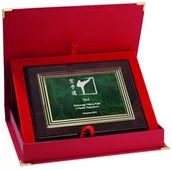 Gadżety dla kibiców - UPOMINKARNIA Dyplom Z Tworzywa Sztucznego Z Grawerem Na Złotej Blaszce + Etui victoriasport-HG225+ETUI-0 - miniaturka - grafika 1