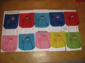 Wyposażenie pokoiku dziecięcego - WISZĄCE KIESZONKI PÓŁKA ORGANIZER na zabawki - miniaturka - grafika 1