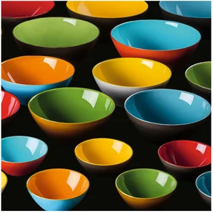 Guzzini My Fusion Miska Czarno-Zielona Średnica 25,0 2814.25.169 - Miski i półmiski - miniaturka - grafika 3