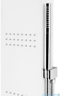 Corsan Kaskada panel prysznicowy z mieszaczem biały A-014AMBIALY | - Panele prysznicowe - miniaturka - grafika 3