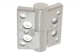 Zawiasy, okucia i inne akcesoria - Zawias łazienkowy zwykły 24/28 DR 15 biały PRAWY - miniaturka - grafika 1