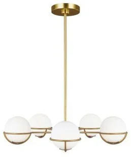 Feiss Apollo lampa wisząca 5 punktowa szklane kule FE-APOLLO5-BB - FE-APOLLO5-BB - Lampy sufitowe - miniaturka - grafika 2