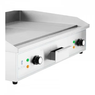 Royal Catering Płyta grillowa 727 x 420 mm gładka 3000 W RCPG51-M - Piece, kotły i płyty grzejne gastronomiczne Royal Catering Płyta grillowa 727 x 420 mm gładka 3000 W RCPG51-M - Piece, kotły i płyty grzejne gastronomiczne - miniaturka - grafika 3