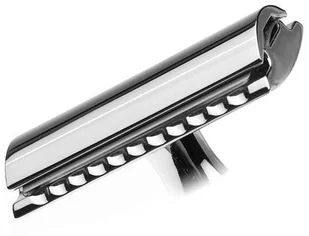 Edwin Jagger Maszynka na Żyletki z Chromowaną Antypoślizgową Rączką i Żyletką Feather - Maszynki do golenia i wkłady - miniaturka - grafika 3