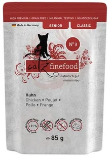 Catz Finefood Classic Senior N.03 Kurczak saszetka 85g - Mokra karma dla kotów - miniaturka - grafika 2