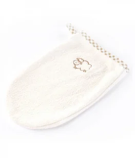 BOCIOLAND BOCIOLAND rękawica myjka bawełniana 1 sztuka - Rękawice i gąbki do kąpieli - miniaturka - grafika 5