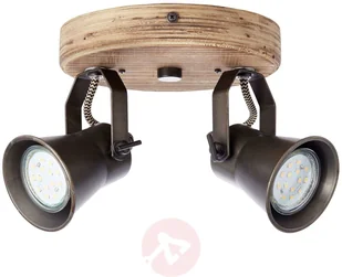 Brilliant Spot sufitowy Seed, 2-punktowy, czarny - Lampy sufitowe - miniaturka - grafika 2