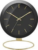 Zegary - Karlsson Zegar stołowy Globe czarny KA5832BK - miniaturka - grafika 1