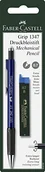 Ołówki - Faber-Castell 134797  ołówek mechaniczny Grip łącznie z 12 kopalni, stopień twardości: B, grubość wkładu: 0,7 MM, kolor trzonu: zielony 134797 - miniaturka - grafika 1