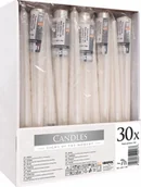 Świece - Bispol Świeca stołowa stożek 7H 24,5CM S30-40 BIAŁA 40szt BISPOL0005 - miniaturka - grafika 1