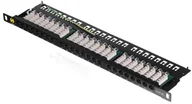 Szafy rack - NetRack Patch panel 19'' 24-porty kat. 5e UTP, 0,5U/1U z półką 104-10 - miniaturka - grafika 1