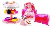 Lalki dla dziewczynek - Tm Toys Cupcake Laleczka Zestaw z Tortem Różowy 1136 - miniaturka - grafika 1