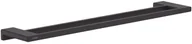 Wieszaki łazienkowe - Hansgrohe AddStoris Wieszak na ręczniki podwójny czarny mat 41743670 - miniaturka - grafika 1