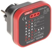 Inne urządzenia pomiarowe - UNI-T TESTER GNIAZD SIECIOWYCH UT-07A-EU UT-07A-EU - miniaturka - grafika 1