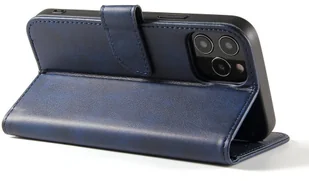 Hurtel Futerał etui portfel z klapką do iPhone 12 Pro / iPhone 12 niebieski - Etui i futerały do telefonów - miniaturka - grafika 4