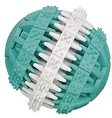 Zabawki dla psów - Nobby 60470 guma lita ball "Dental Fun", dwukolorowy - miniaturka - grafika 1