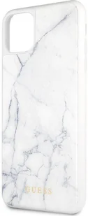 Guess Marble - Etui iPhone 11 Pro Max biały - Etui i futerały do telefonów - miniaturka - grafika 4