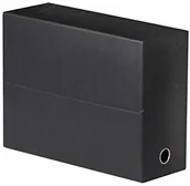 Teczki i skoroszyty - Fast FAST 100725576 teczka na dokumenty, DIN A4, z tektury falistej, czarna 100725576 - miniaturka - grafika 1