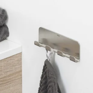 Tiger Wieszak na ręczniki Colar, srebrny, 1314730946 Coram - Wieszaki łazienkowe - miniaturka - grafika 4