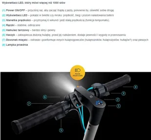 S309 Hulajnoga Elektryczna Motus Scooty 8.5 350W 25km/h - Hulajnogi elektryczne - miniaturka - grafika 11