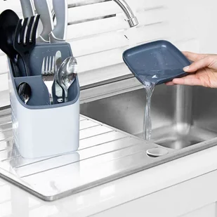Orion Organizer OCIEKACZ stojak koszyk pojemnik na sztućce przybory noże kuchenne 229013 - Półki łazienkowe - miniaturka - grafika 3