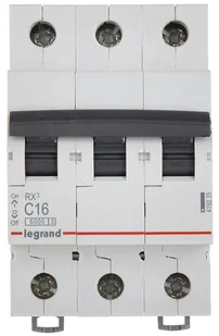 Legrand WYŁĄCZNIK NADPRĄDOWY LE-419235 TRÓJFAZOWY 16 A TYP C LE-419235 - Bezpieczniki elektryczne - miniaturka - grafika 2
