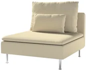 Pokrowce na meble - Dekoria pl pl Pokrowiec na moduł Söderhamn 1-osobowy jasno beżowa bukla 93 x 99 x 83 cm Teddy 1007-702-81 - miniaturka - grafika 1