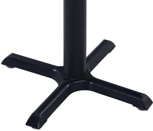 vidaXL Stolik ogrodowy, czarny, 60x60x75 cm - Stoły ogrodowe - miniaturka - grafika 5